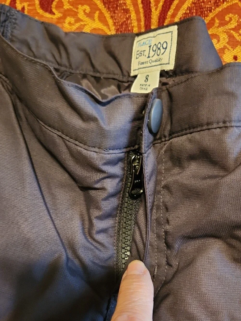 Childrens Place Insulated Snow/Ski Pants, Adjustable Waist, Like New, 8
